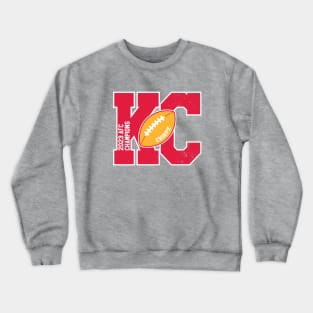 Big Bold Kansas City Chiefs 2023 AFC Champs Crewneck Sweatshirt